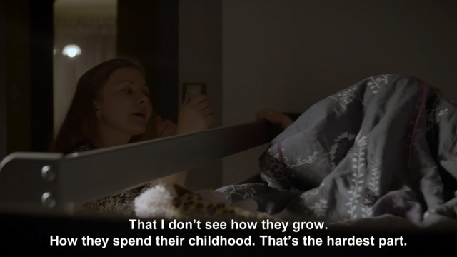 Video Reference: Human, Photo caption, Mouth, Photography, Room, Screenshot, Fur, Darkness, Person