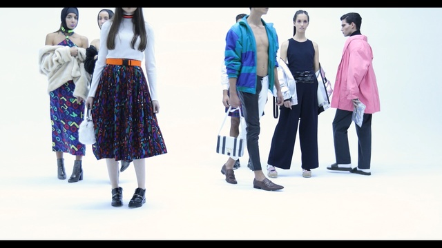 Video Reference: clothing, fashion, design, fashion design, pattern, costume design, product, Person