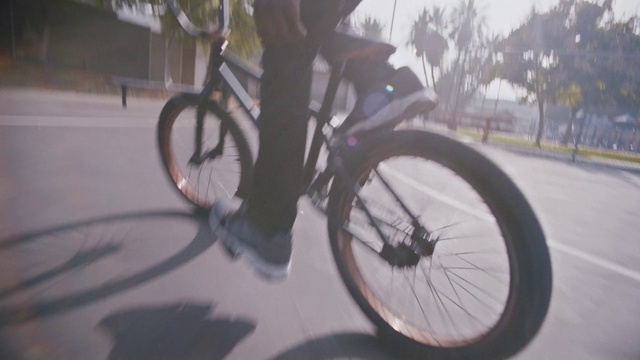 Video Reference: Land vehicle, Vehicle, Bicycle, Bicycle wheel, Bicycle frame, Spoke, Bicycle tire, Cycle sport, Mode of transport, Bicycle part