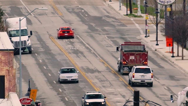 Video Reference: Motor vehicle, Lane, Mode of transport, Road, Vehicle, Transport, Traffic, Thoroughfare, Urban area, Infrastructure