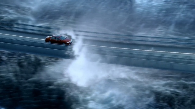 Video Reference: water, wave, sky, geological phenomenon, atmosphere, river, smoke, sea, cloud, water resources