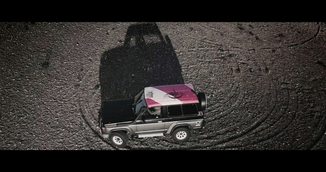 Video Reference: Motor vehicle, Black, Mode of transport, Vehicle, Car, Transport, Automotive design, Off-road vehicle, Photography, Asphalt