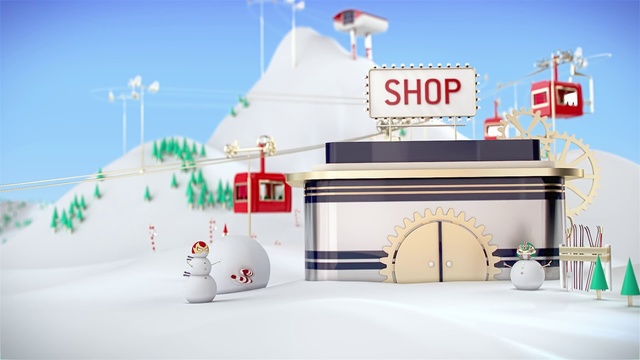 Video Reference: Architecture, Illustration, Winter, Building, Arch, Vehicle