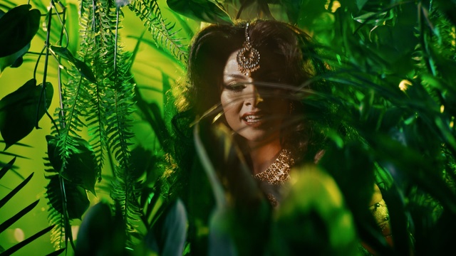 Video Reference: Green, Natural environment, Vegetation, Lady, Jungle, Leaf, Forest, Adaptation, Organism, Fun