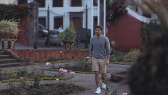 Video Reference: Photograph, Residential area, Home, Snapshot, Wall, Yard, Neighbourhood, House, Fun, Sidewalk, Person