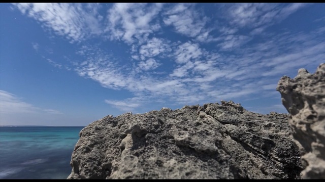 Video Reference: sky, sea, rock, cloud, coastal and oceanic landforms, coast, shore, horizon, promontory, ocean
