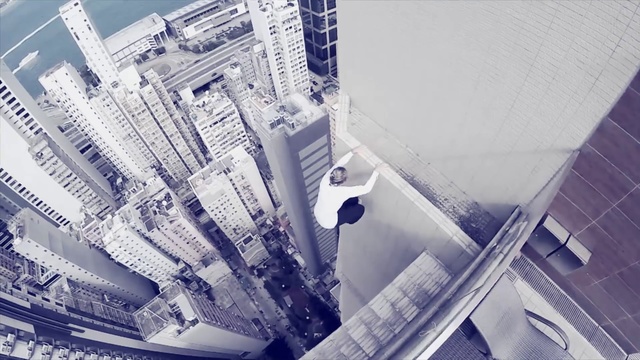 Video Reference: White, Architecture, Urban area, Black-and-white, Line, Monochrome, Metropolitan area, Design, Building, Material property