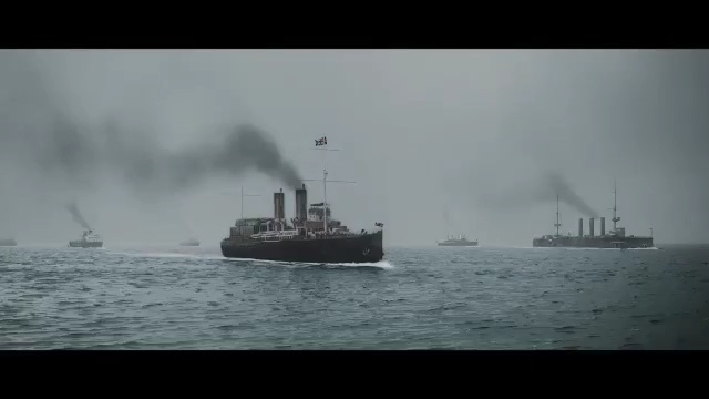 Video Reference: ship, sea, watercraft, fog, steamboat, channel, calm, battleship, ocean liner, ocean