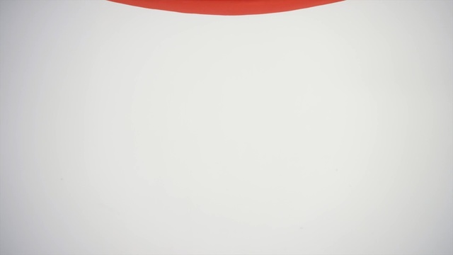 Video Reference: White, Red, Orange, Material property, Circle, T-shirt, Ceiling