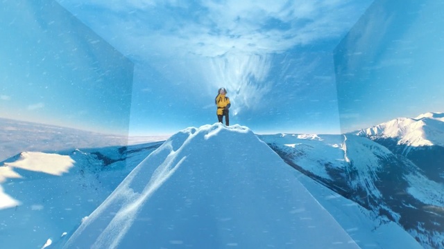Video Reference: Geological phenomenon, Glacial landform, Sky, Snow, Glacier, Mountain, Winter, Arctic, Ice, Ice cave