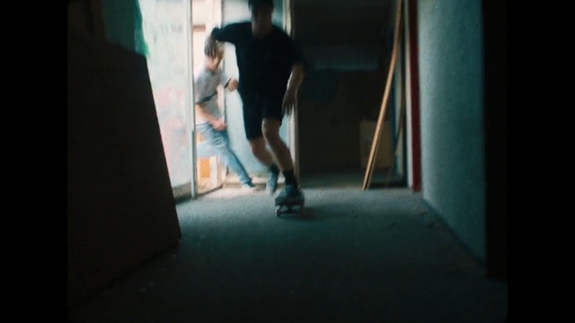 Video Reference: Photograph, Black, Standing, Snapshot, Light, Fun, Human leg, Photography, Shoulder, Skateboard