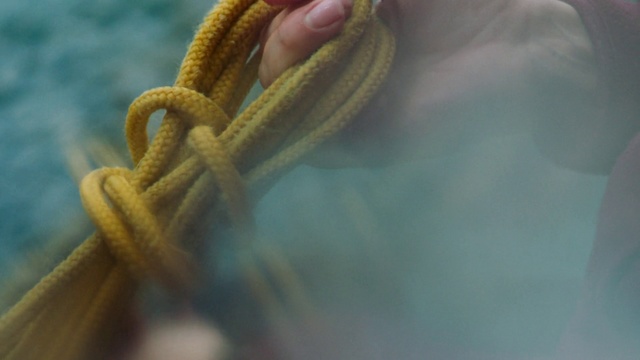 Video Reference: Rope, Close-up, Knot, Thread, Textile, Macro photography, Wool