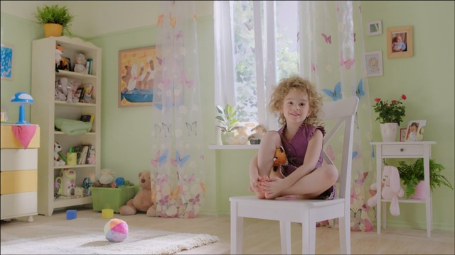 Video Reference: room, pink, furniture, interior design, wall, shelving, home, nursery, textile, shelf, Person