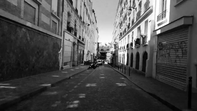Video Reference: Alley, Road, Street, White, Neighbourhood, Town, Black, Lane, Photograph, Black-and-white