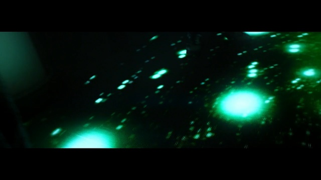 Video Reference: Green, Light, Lighting, Technology, Atmosphere, Space, Visual effect lighting, Darkness, Lens flare, Night