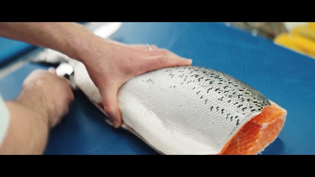 Video Reference: Fish, Fish, Hand, Food, Seafood, Salmon, Bony-fish, Shoe, Nail, Cuisine