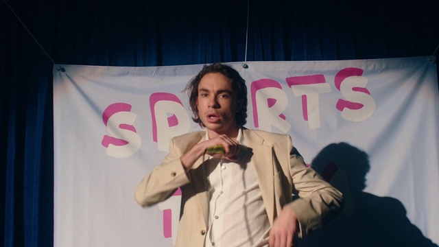 Video Reference: Forehead, Snapshot, Pink, Talent show, Fun, Performance, Event, Gesture, Singer, Comedy