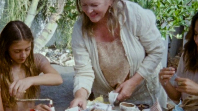 Video Reference: Adaptation, Child, Picnic, Recreation, Eating, Mushroom