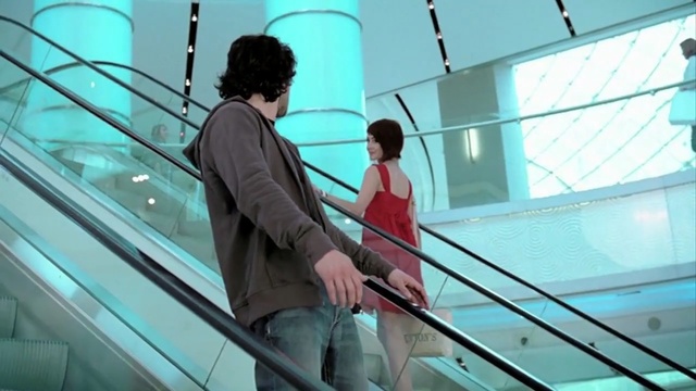 Video Reference: escalator, snapshot, leisure, fun, glass