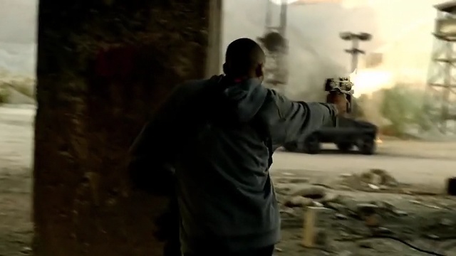 Video Reference: Photograph, Snapshot, Photography, Darkness, Firearm, Shooting range, Human, Fun, Tree, Jacket