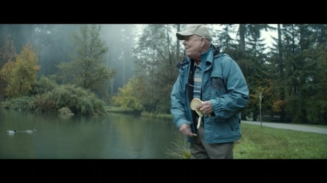 Video Reference: nature, water, tree, vertebrate, wilderness, recreational fishing, screenshot, fishing, angling, grass