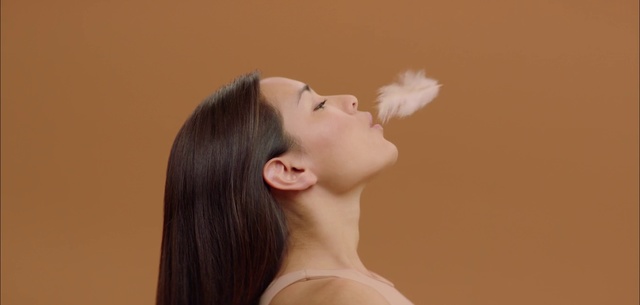 Video Reference: Hair, Face, Skin, Neck, Nose, Chin, Beauty, Head, Hairstyle, Shoulder