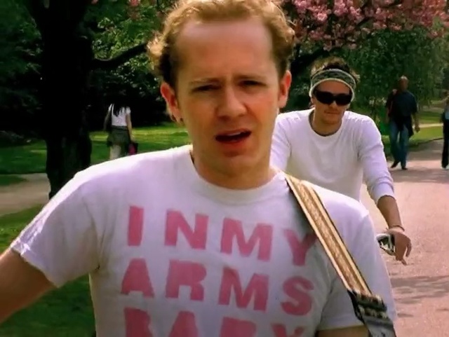 Video Reference: T-shirt, Fun, Cool, Grass, Longboard, Recreation, Leisure, Smile, Walking, Person