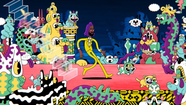 Video Reference: Cartoon, Illustration, Games, Fictional character, Art, Play, Person