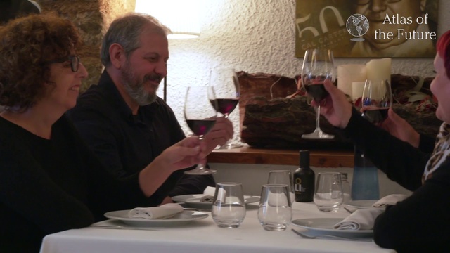 Video Reference: Restaurant, Conversation, Wine glass, Event, Stemware, Meal, Wine tasting, Glass, Food, Drinkware