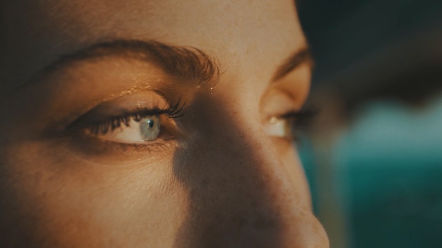 Video Reference: Face, Eyebrow, Eye, Skin, Nose, Eyelash, Forehead, Close-up, Cheek, Head, Person