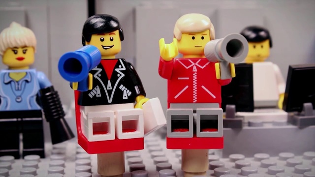 Video Reference: Toy, Lego, Toy block, Figurine, Action figure, Team