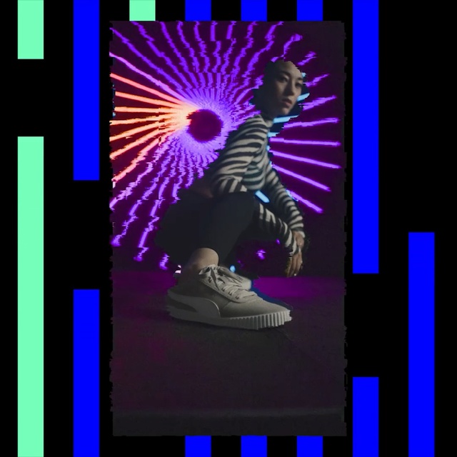 Video Reference: Violet, Purple, Graphic design, Magenta, Electric blue, Fictional character, Art