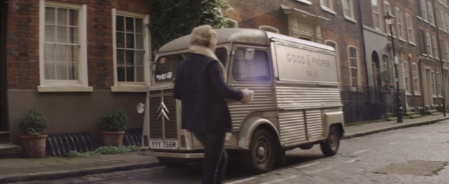 Video Reference: vehicle, motor vehicle, car, transport, mode of transport, street, van, family car, automotive exterior, rickshaw, Person