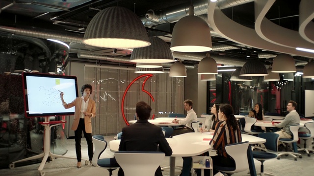 Video Reference: interior design, technology, Person