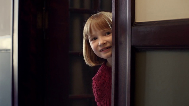 Video Reference: Face, Child, Hair, Photograph, Toddler, Red, Head, Standing, Cheek, Skin