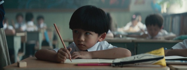 Video Reference: Child, Learning, Homework, Writing instrument accessory, Education, Student, Classroom, Room, Reading, Writing