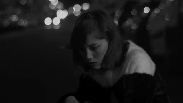 Video Reference: black, photograph, white, face, black and white, person, darkness, monochrome photography, lady, beauty