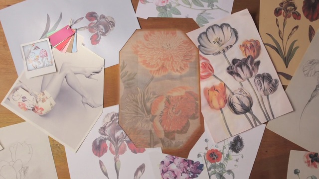 Video Reference: Pink, Textile, Illustration, Plant, Art, Flower, Still life, Paper