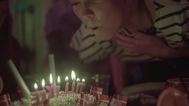 Video Reference: emotion, lighting, girl, darkness, fun, ceremony, event, flower, scene, midnight