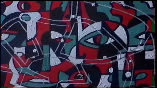 Video Reference: Graffiti, Art, Modern art, Street art, Textile, Pattern, Visual arts, Fictional character, Style, Mural