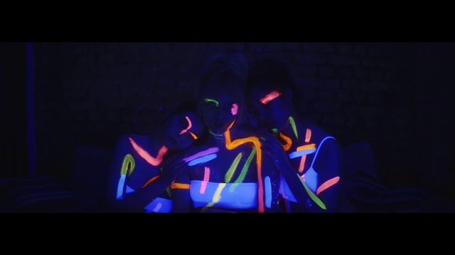 Video Reference: Purple, Entertainment, Gas, Font, Art, Magenta, Visual effect lighting, Electric blue, Event, Darkness