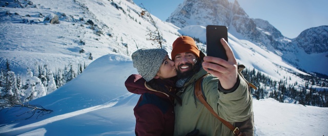 Video Reference: Mountainous landforms, Mountain, Mountaineer, Mountain range, Glacial landform, Snow, Mountaineering, Selfie, Winter, Glacier