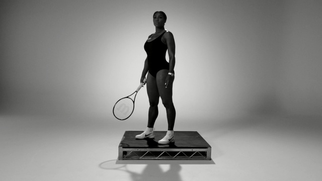 Video Reference: black and white, standing, photography, shoulder, monochrome, physical fitness, monochrome photography, joint, balance, exercise equipment, Person