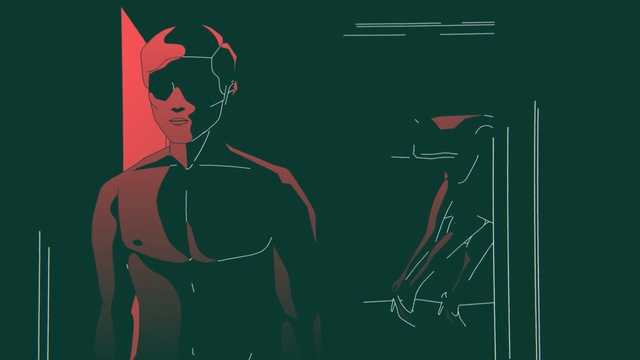 Video Reference: Green, Illustration, Fictional character, Art, Font, Drawing, Visual arts, Graphic design, Line art, Fiction, Person