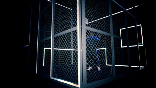 Video Reference: black, structure, light, technology, lighting, mesh, darkness, product, line, glass