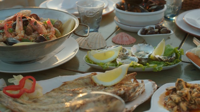 Video Reference: meal, food, dish, seafood, brunch, cuisine, lunch, animal source foods, breakfast, asian food