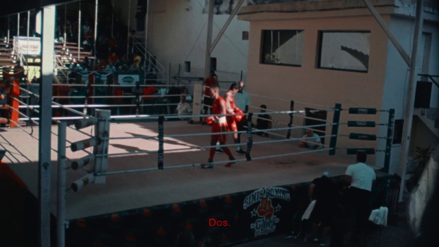 Video Reference: Sport venue, Boxing ring, Boxing equipment, Iron, Boxing, Individual sports, Room, Metal, Sports equipment, Contact sport