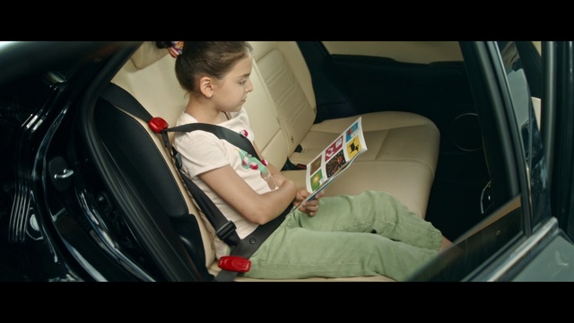 Video Reference: Car seat cover, Car seat, Vehicle door, Baby in car seat, Seat belt, Auto part, Vehicle, Head restraint, Car