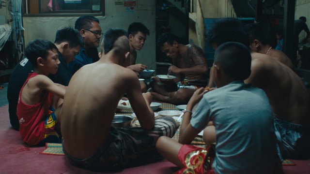 Video Reference: crowd, temple, pradal serey, muscle, barechestedness, recreation, fun
