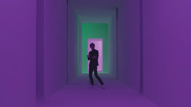 Video Reference: purple, pink, green, violet, light, snapshot, lighting, darkness, magenta, shadow, Person
